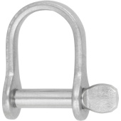 Ronstan RF1851 Stainless Steel D Shackle, 1/8" Pin