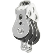 Ronstan RF15312 Series 15 Ball Bearing Triple Block with Becket and Loop Top
