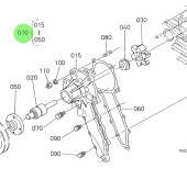 Bukh 1A051-7303-2 - Water Pump Assembly for EPA48 Engines