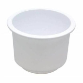 Attwood 11789WD1 - Large Recessed Drink Holder, White