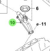 Bukh 21354-3A002 - Left Timing Chain Case Cap for S270J Engines