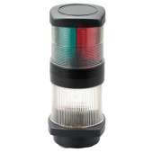 Allpa Navigation Light, 3-Colors (& Anchor Light), 12v/1x10w & 1x25w, 2x112,5°/1x135° & 1x360°