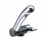 Reich Water Tap Style 2005 - Chrome/Black, Borehole Ø 20mm