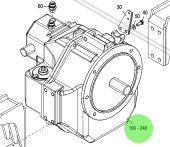 Steyr 2179500-9 - ZF 63 C Gearbox Assembly I=1 in RAL9006