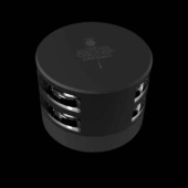 Lopolight 201-011ST-B - Navigation Light 3NM 225° White, Masthead, Double, Black Anodized