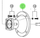 Jabsco 18753-0217 - Adapter for 30530 and 30570 Models
