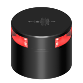 Lopolight 300-114G2-B-CD-180 - Navigation Light 3NM 180° Red, Black Anodized