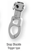 Ronstan RS017020RT Snap Shackle, Trigger Type, 23mm (15/16”) Eye Clearance