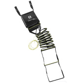 Osculati 49.522.31 - 11-Steps Emergency Ladder 3300x250 mm Black ISO 15085