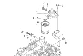 Nanni Diesel 970314937 - BRACKET,FUEL FILTER for N4.85 N4.100