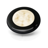 Hella Marine - Black Led Light Courtesy Lamp - Round Sl Warm White - 24v