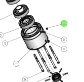 Alamarin Jet P0375 - M12 Plug for Jet-340 and Jet-245 Water Jets