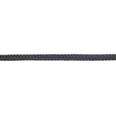 Trem Moor Line High-Tenacity Double-Braided Polyester Black Mooring Rope 8-28 mm, 100-150 m