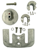 Allpa Aluminum Anode Kit Navalloy, Bravo-2, 1989 - Present & Bravo-3, 1989 - 2003