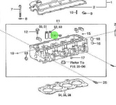Nanni Diesel 970312013 - Straight Screw Plug With Head for Cylinder Head Assembly