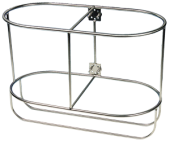 Allpa Stainless Steel Fender Basket, Upright Model For 2 Fenders, A=475mm, B=320mm (Comet 4)