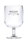 Marine Business Welcome To Life Wine Glass (Polycarbonate)