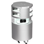 Lopolight 300-136+112G2ST-CD - Navigation Light 6NM Masthead + 3NM Double 360° White Horizontal Mount CD