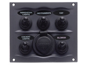 BEP 900-5WPS - SWD Panel, 5 Switches + 20mm Plug