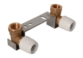 Hep2O Wall Plate Bracket - 1/2" x Ø15 mm Female Thread