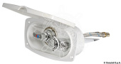 Osculati 15.257.01 - New Edge Shower Box White PVC Hose 2.5 m Rear Shower Outlet