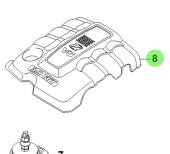 Bukh 29210-3A000 - Engine Cover Assembly for S270J Engine Mounts