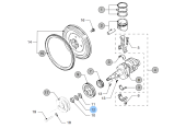 Vetus STM1184 - Washer for Crankshaft