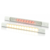 Hella Marine Two Color LED Strip Warm White / Red Light 24V