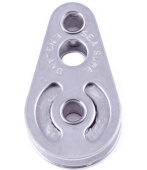 SeaSure 01.04 25 mm Brass Sheave Single High-Load Block with Hollow Rivet, 5 pcs