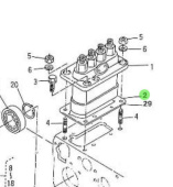 Nanni Diesel 970512121 - Injection Pump Shim Set for 4.110HE Engines