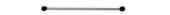 U-Rope Sail Binder 30 cm Black Balls - 25 meters
