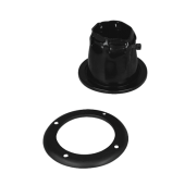Allpa Steering Cable Grommet Black Adjustable With Ring, 85x105mm