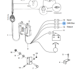 Vetus STM9879 - Socket Free 5way for CAN-BUS DT44/DTA66