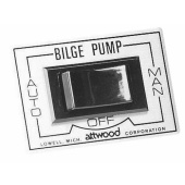 Plastimo 13293 - Attwood 3 Way Pump Switch Panel