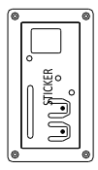 Paguro AD21CA0100 Complete Plastic Box With Label (P4048)