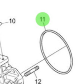 Nanni Diesel 970314872 - Injection Pump Gasket for N4.85 and N4.100 Engines