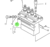 Nanni Diesel 970310889 - Fuel Injection Pump Control Rack for 4.330TDI and 4.340TDI Engines