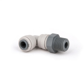 Sea Recovery 0204020100 90° 1/4" MPT x 1/4" Tube JG Plastic Elbow