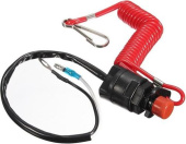 Hollex Emergency Stop Clip With Spiral Cord Johnson-Suzuki 4T