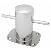 Bollard On Plate SS316 - Ø100mm, H175mm