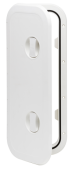 Allpa Plastic Hatch, 243x606mm, 2x Handle, 180°, White