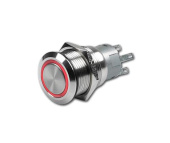 CZone Push Button Mom (On)-Off 3.3V Red LED