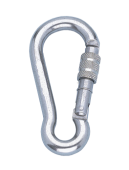 Allpa Stainless Steel Snap Hook With Screw Opening, Ø10mm, L=100mm (Breaking Load 1200kg)