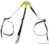 Dinghy Lift Systems​ 3 Polyester Arms with 1 Bow Shackle + 2 Straps - Osculati 22.518.06