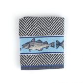 Kitchen Towel Fish Navy Blue 53 x 60cm