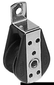 Viadana Micro Footblock with 2 Fixing Holes for 4-6 mm Rope, 22 mm Sheave
