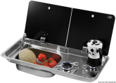 Osculati 50.805.07 - 2-burner left hob with tinted glass cover