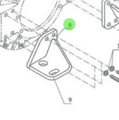 Nanni Diesel 95310405 - Engine Mount for 4.330TDI, 4.340TDI and N4.115 Engines