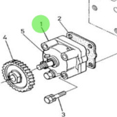 Nanni Diesel 970312980 - Engine Oil Pump Assembly for N4.60 Engines