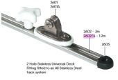 Makefast 2602/4 - Bimini Rail SS 1.20m